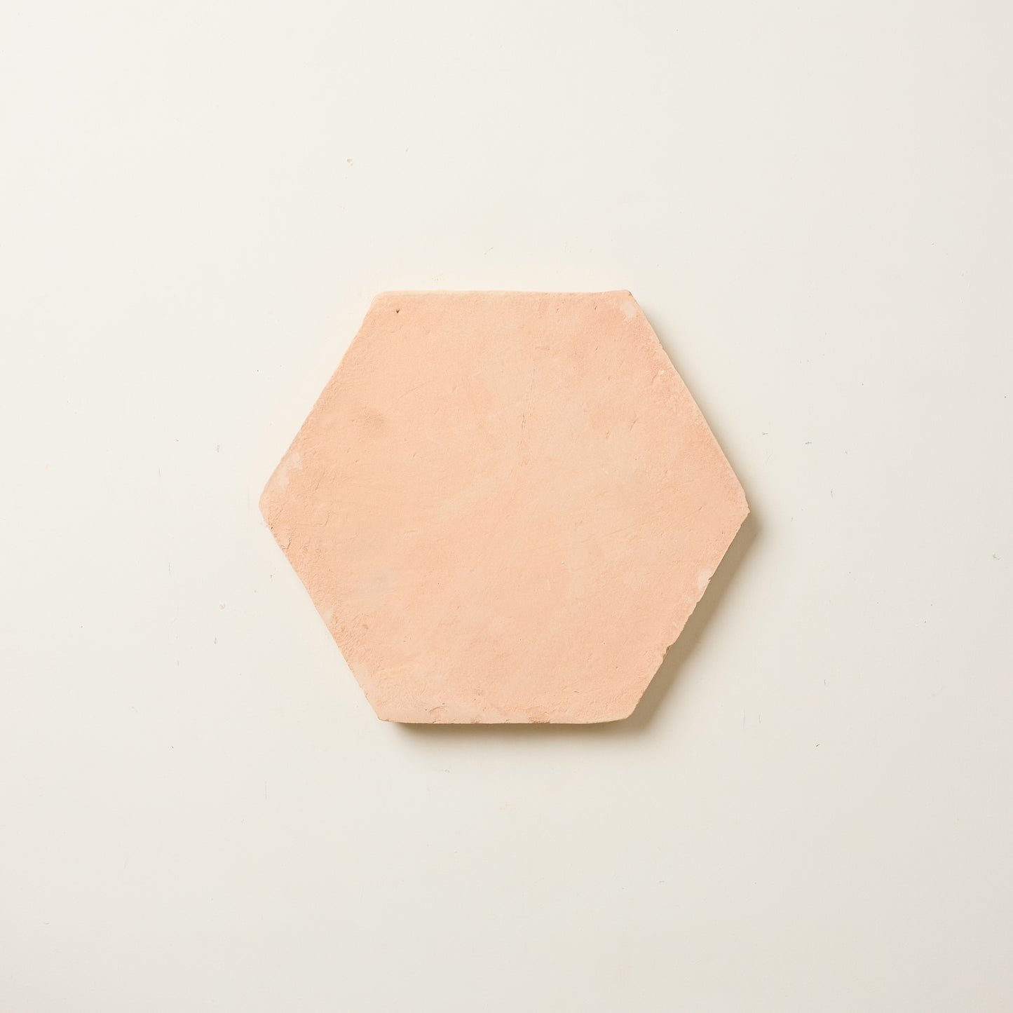 Handmade Peachy Terracotta - Hexagon