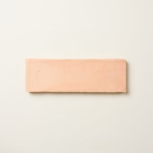 Handmade Peachy Terracotta - Rectangle 10x30
