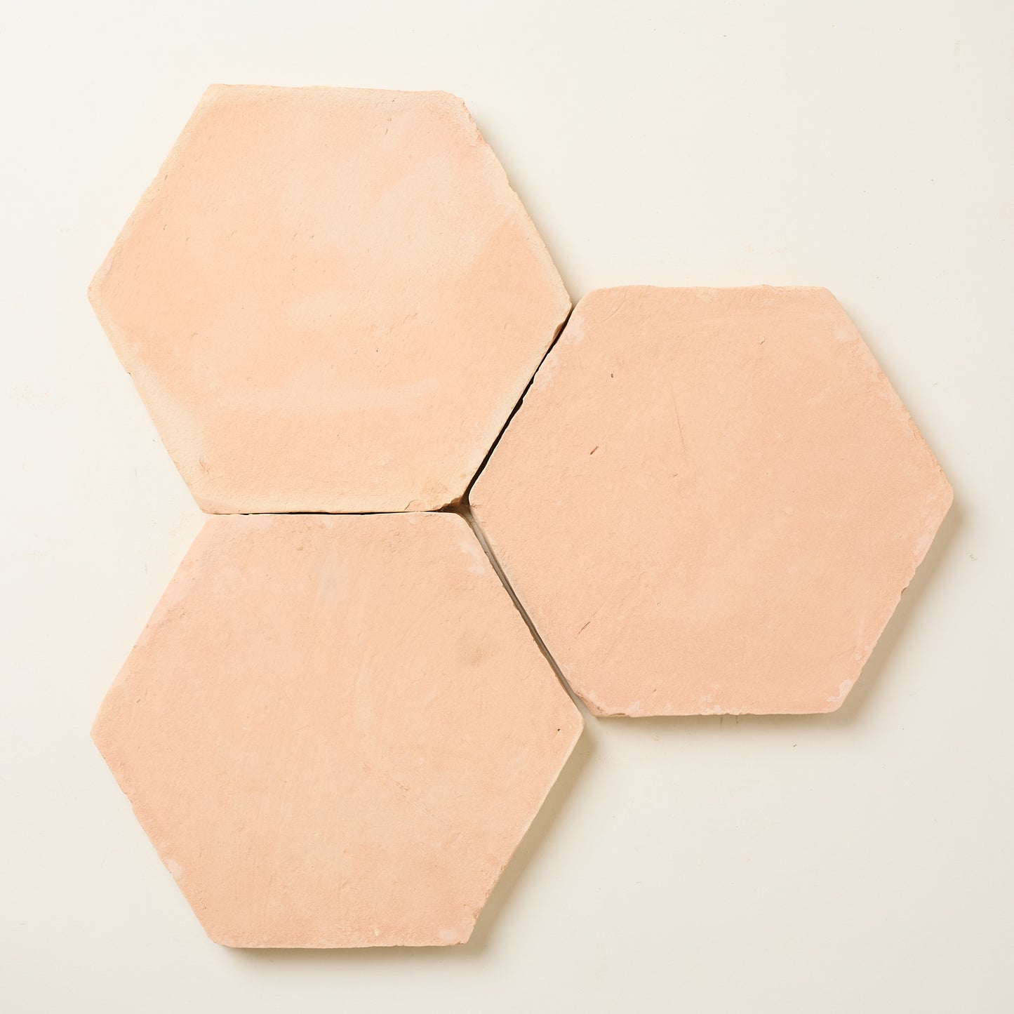 Handmade Peachy Terracotta - Hexagon