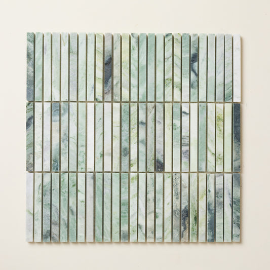 Green Skinny Mosaic Marble