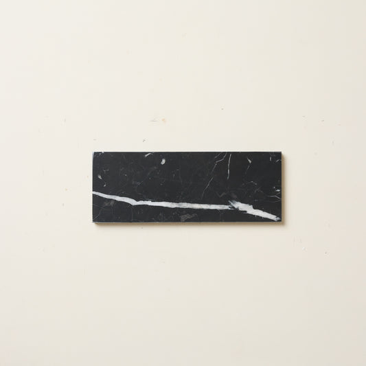 Espresso Martini Herringbone Honed Marble Tile
