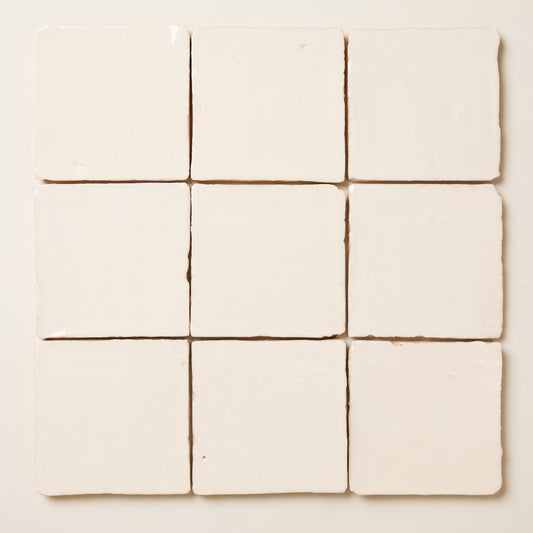 Rediscovered Cotswold White Glazed Tile