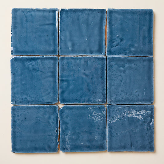 Rediscovered Navy Glazed Tile