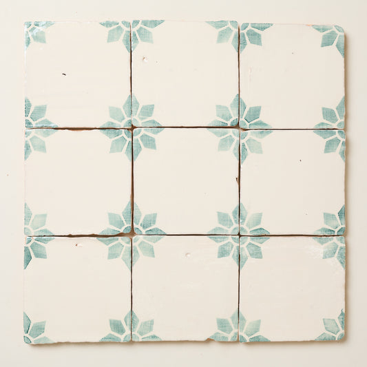 Rediscovered Fennel Petalo Glazed Tile