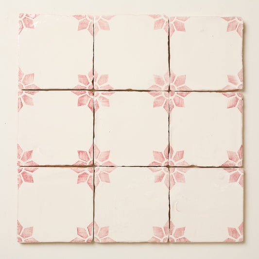 Rediscovered Iris Petalo Glazed Tile