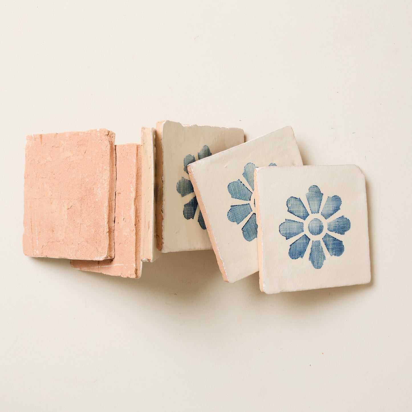 Rediscovered Navy Clavel Glazed Tile
