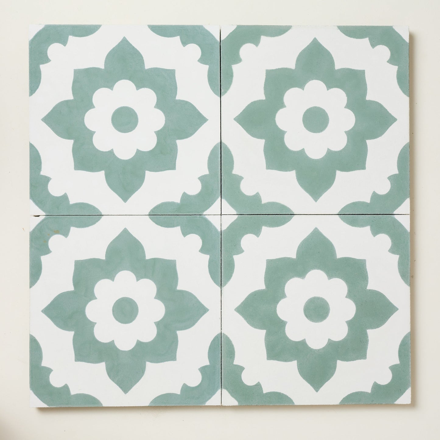 Tealish Santona Cement Tile
