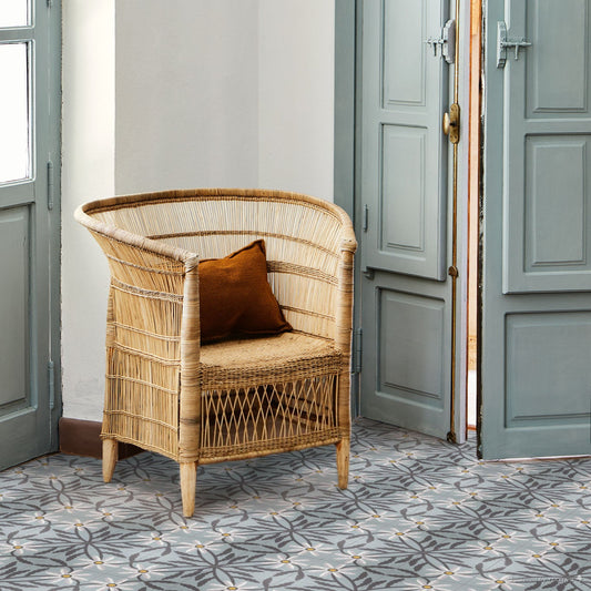 Montauk Daisy Scattering Sky Porcelain Tile