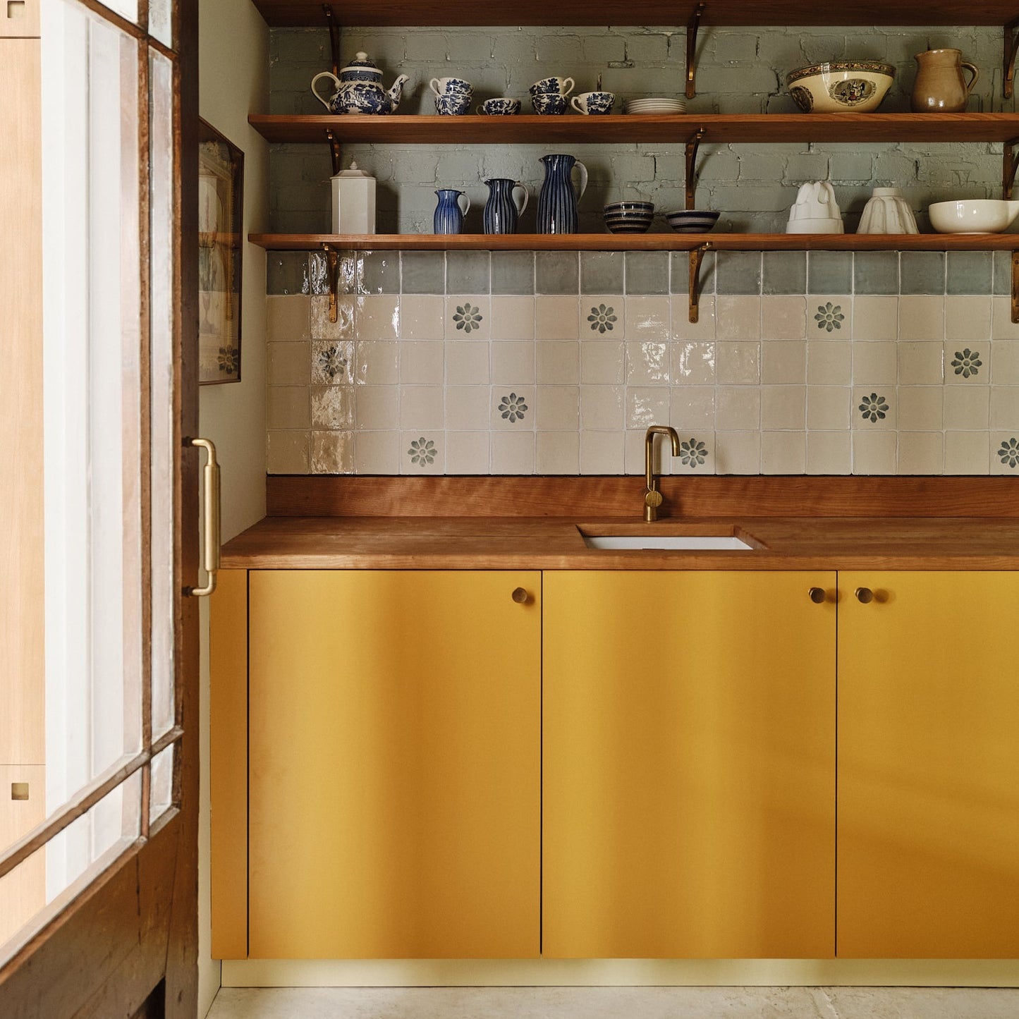 Rediscovered Fennel Glazed Tile