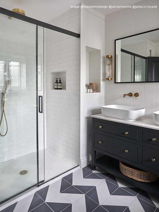 Customer photo showing Bert &amp; May tiles in use