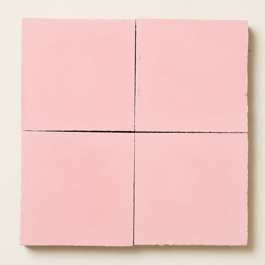 Proper Pink Square Cement Tile