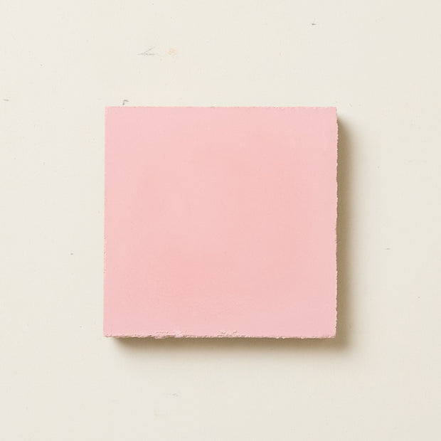 Pink cement tile
