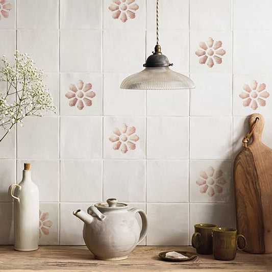 Rediscovered Crimson Clavel Tile