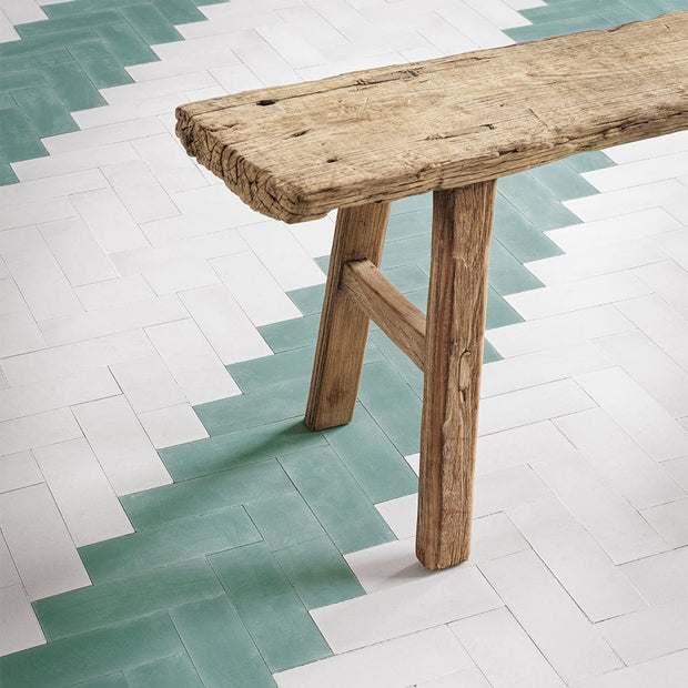 Herringbone plain encaustic