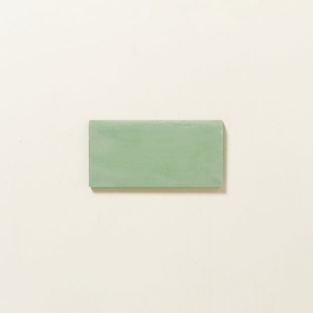 Green skirting tiles