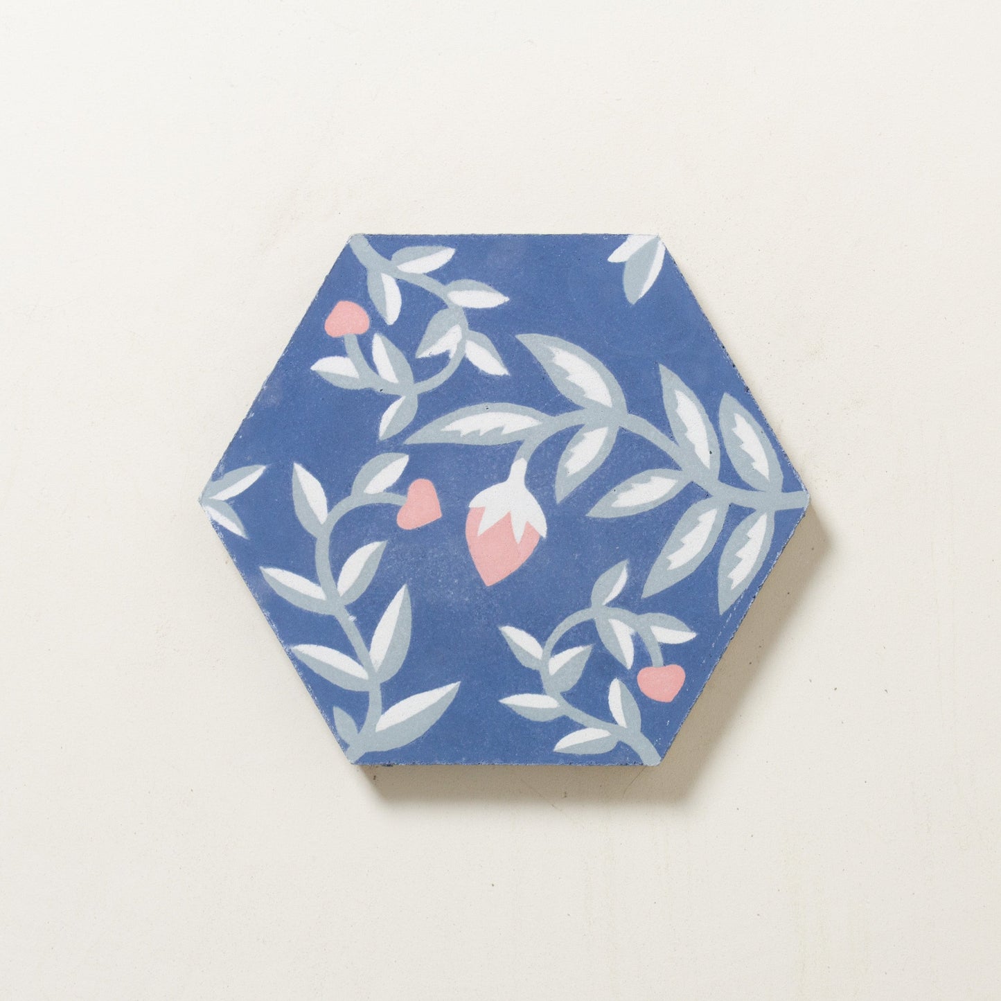 Fresa Blue Hexagonal Cement Tile