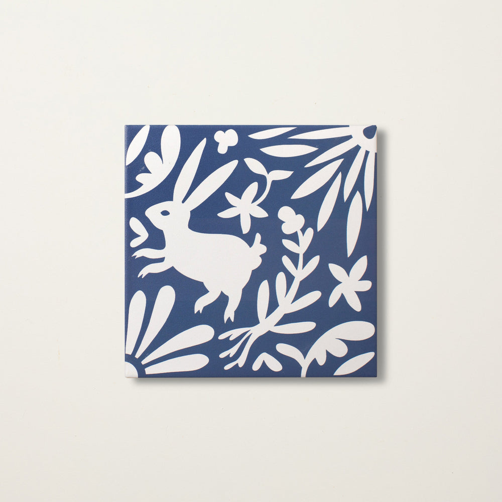 Jardin De Luna Rabbit Porcelain Tile | Grow House Grow Collection | Be ...