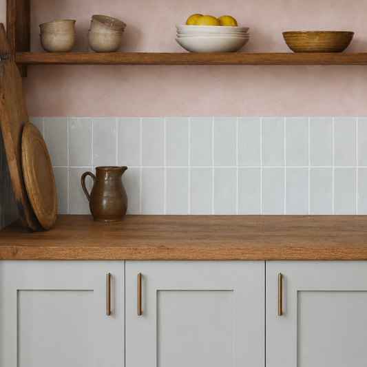 Aquamarine Pale Glazed Metro - End of Line