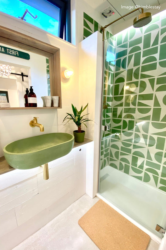 Customer photo showing Bert &amp; May tiles in use