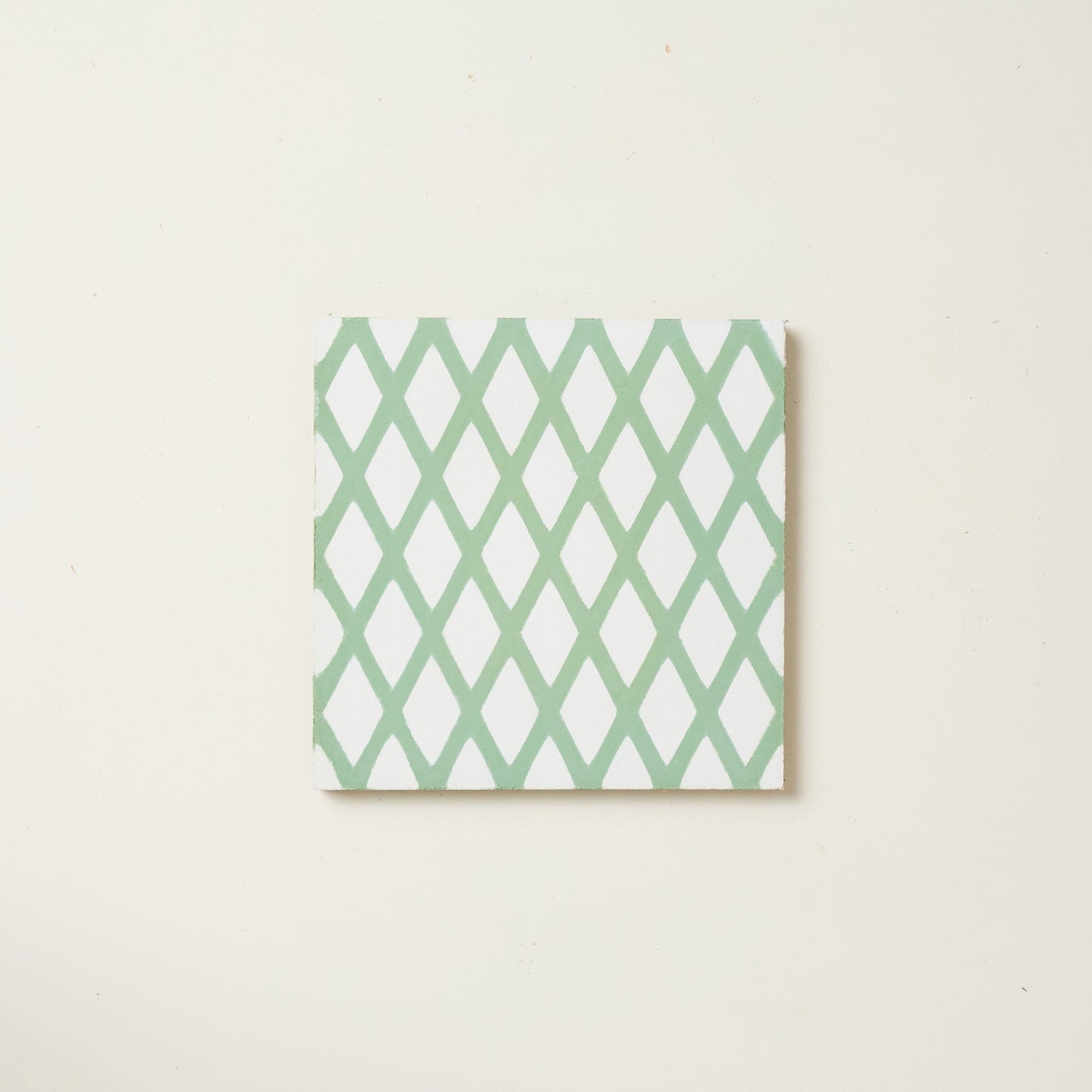 Green Lattice Cement Tile
