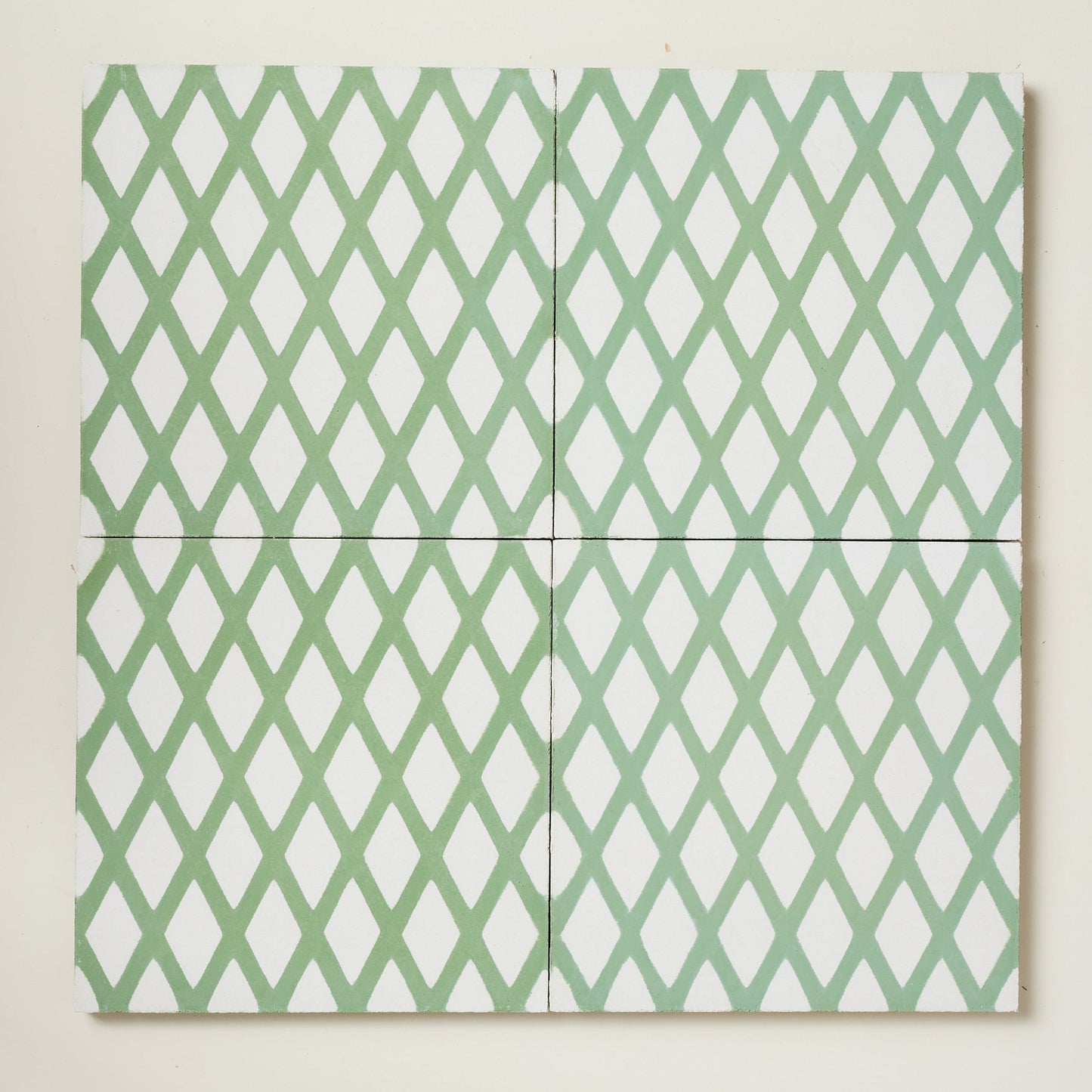 Green Lattice Cement Tile
