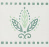 Green Urn Border Cement Tile