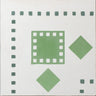Green Diamond Corner Cement Tile