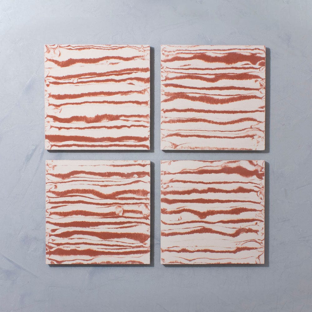 Henry Holland Studio Pour Rust Square Tile | Bert & May