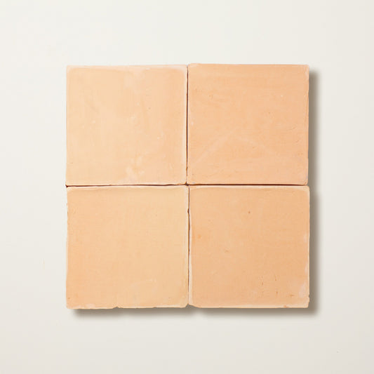 Handmade Peachy Terracotta - Square 20x20