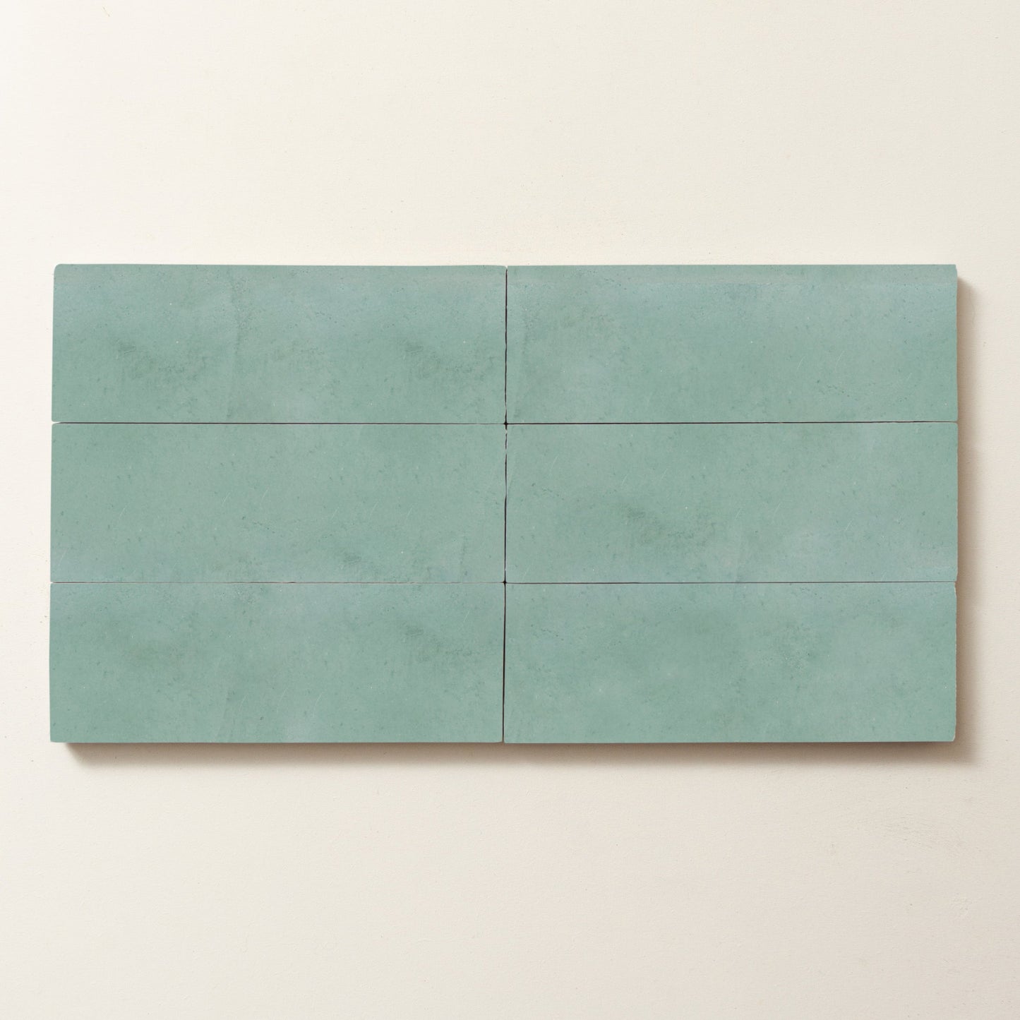 Tealish Herringbone Cement Tile