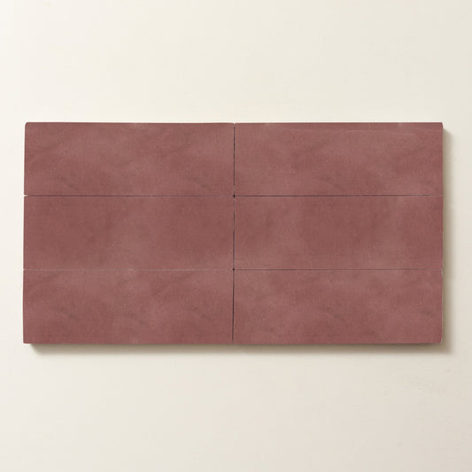 Madder Herringbone Cement Tile