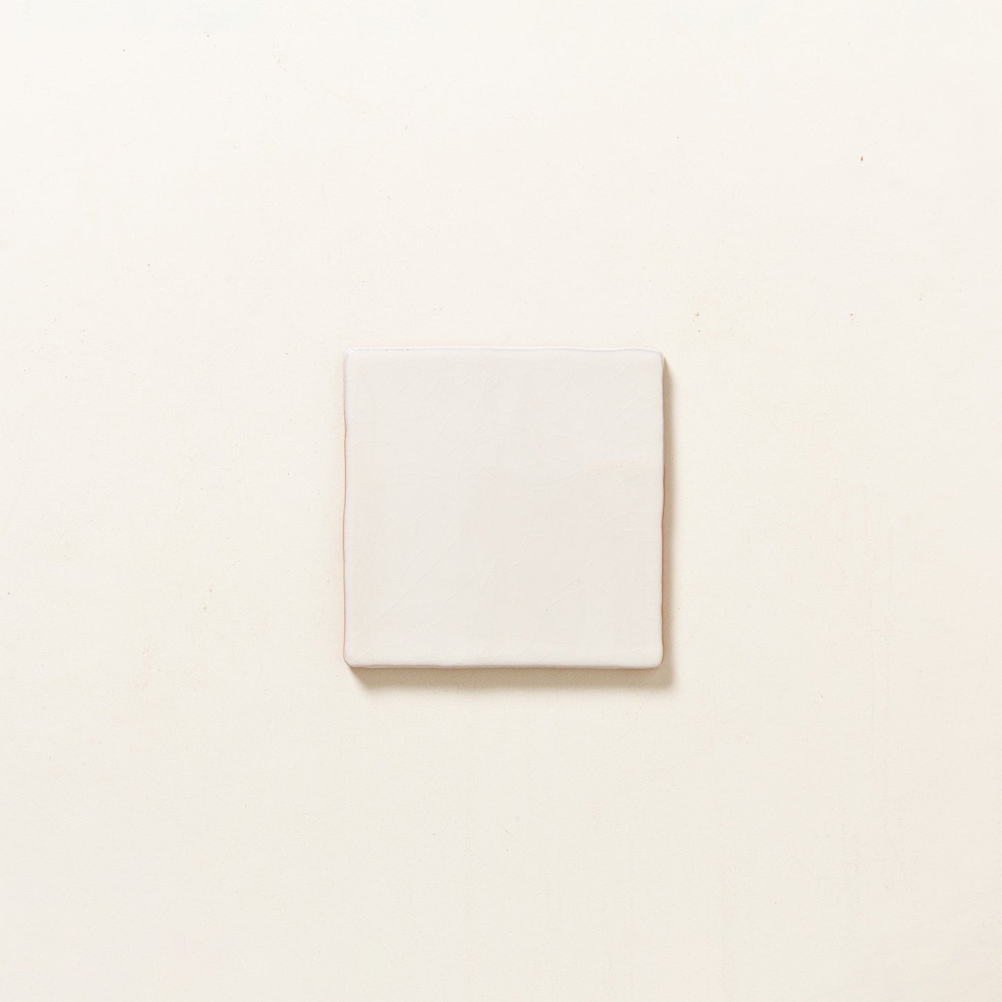House White Cloudy Crackle Square