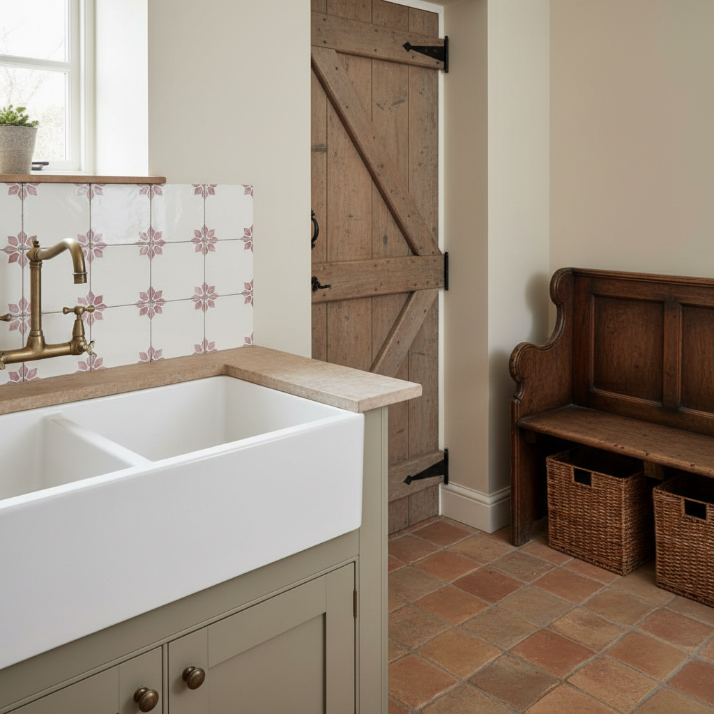 Rediscovered Iris Petalo Glazed Tile