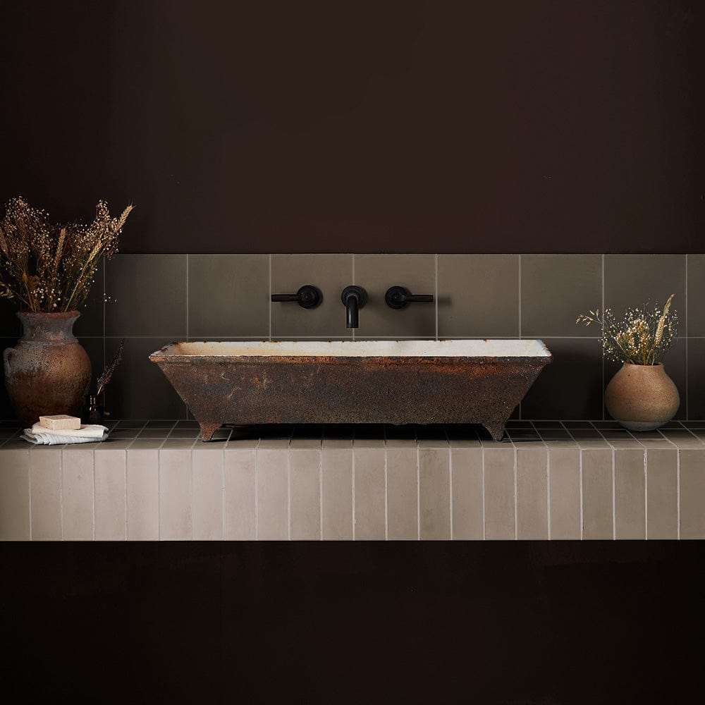 Dogfish Herringbone Cement Tile