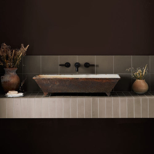 Dogfish Herringbone Cement Tile
