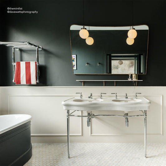 Hampton Large Hexagon White Marble