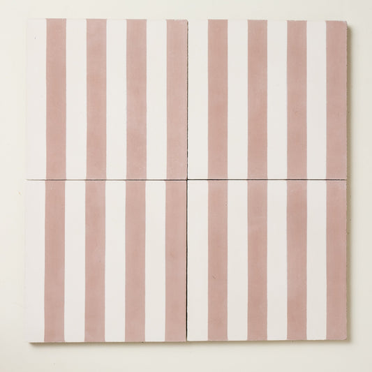 Pork Pie Midi Stripe Cement Tile