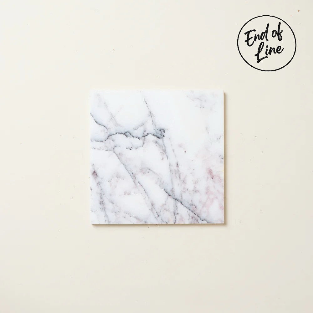 Lilac Veined Square Honed Marble - End of Line