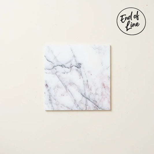 Lilac Veined Square Honed Marble - End of Line