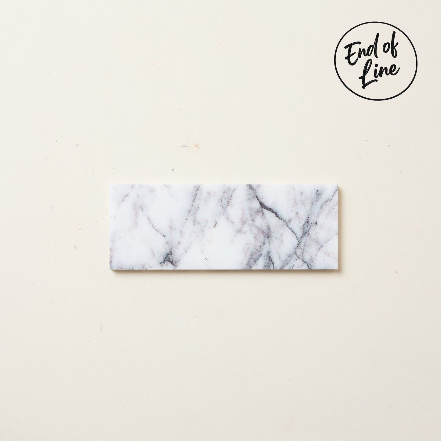 Lilac Veined Herringbone Honed Marble - End of Line