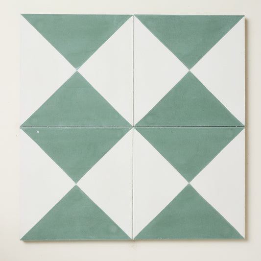Tealish Churriana Cement Tile