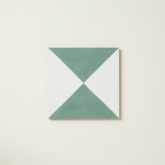 Tealish Churriana Cement Tile