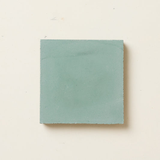 Tealish Square Cement Tile