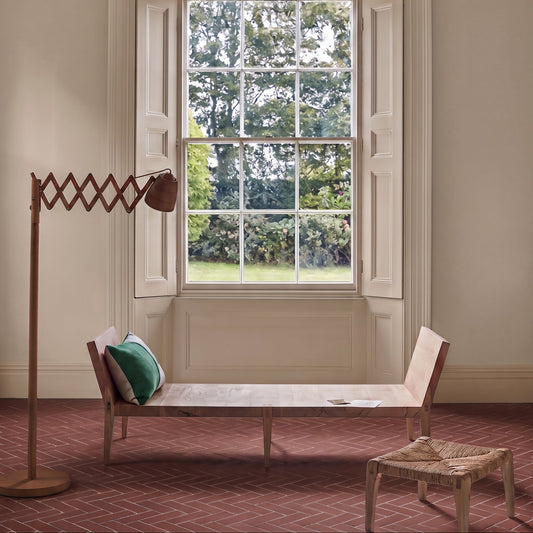 Madder Herringbone Cement Tile