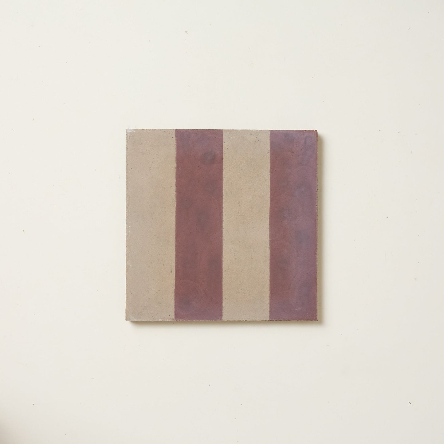 Madder Wide Stripe Cement Tile