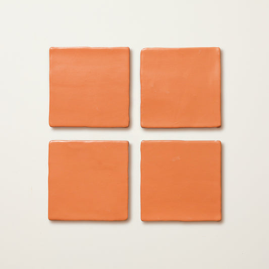 Marigold Matte Glazed Square Tile - End of Line