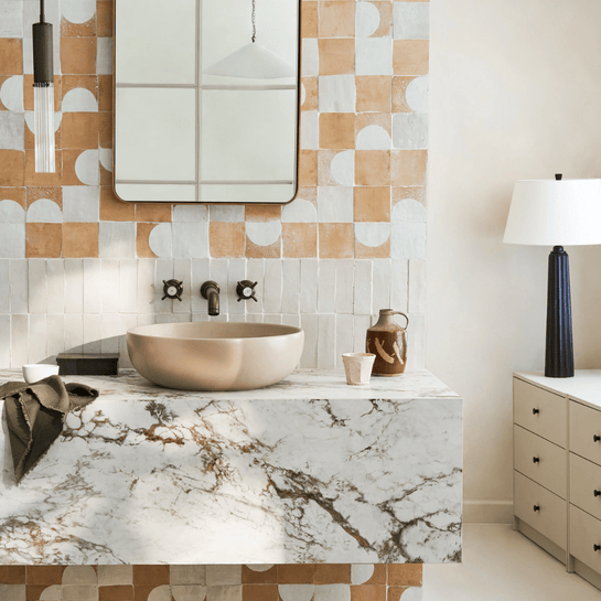 Customer photo showing Bert &amp; May tiles in use