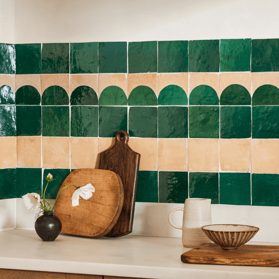 Customer photo showing Bert &amp; May tiles in use
