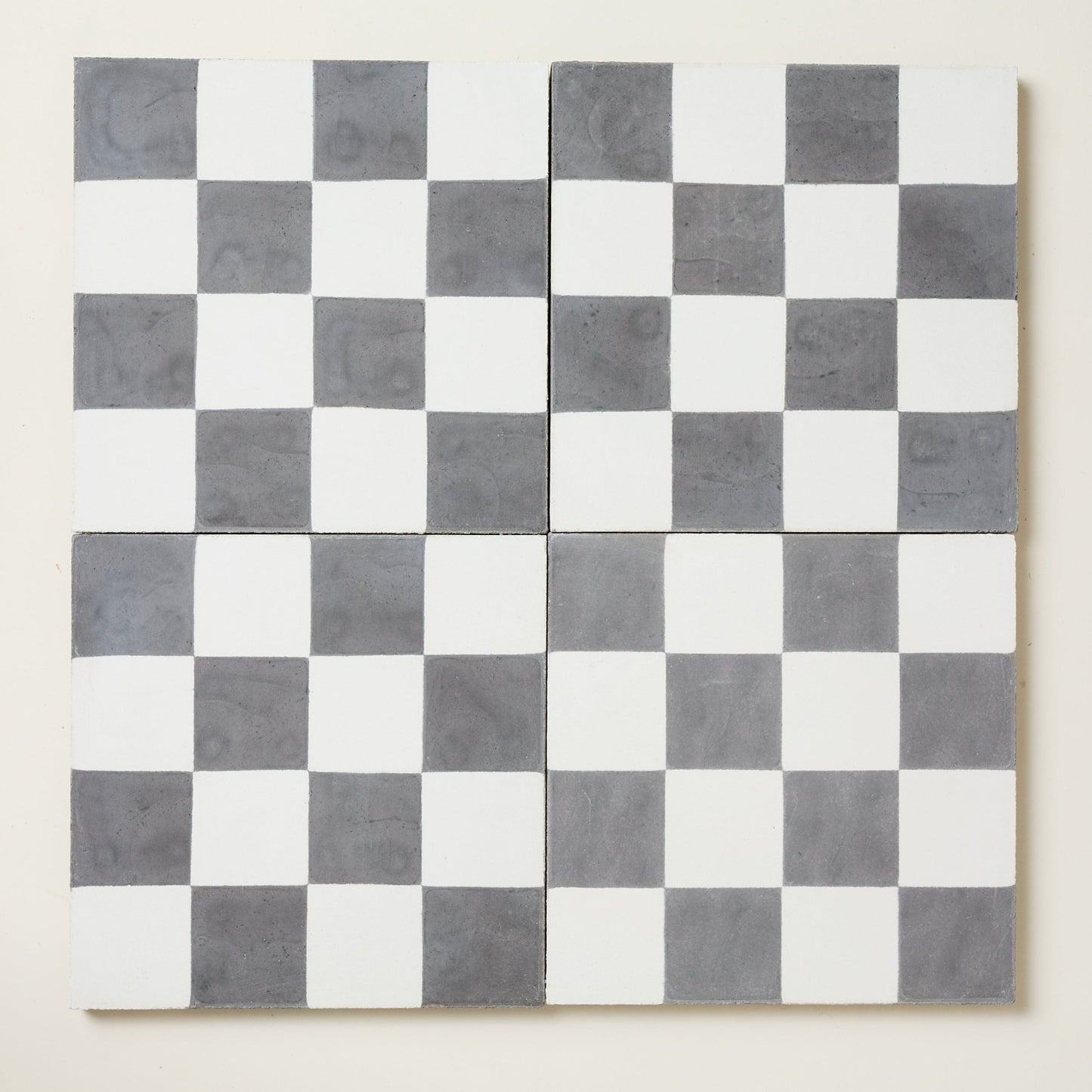 Mini Chequerboard Cement Tile