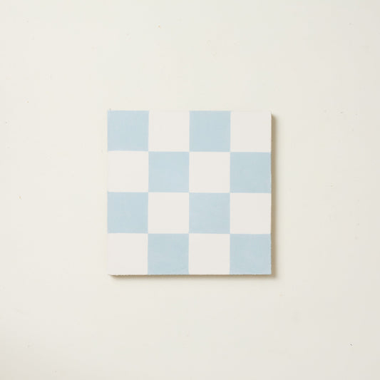 Mini Chequerboard Scattering Sky Cement Tile